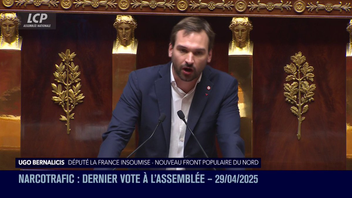 Frais d'incarcération dans les prisons : "Et celui qui paye pas, on fait quoi, on l'expulse ?", ironise Ugo Bernalicis φ, qui raille un Gérald Darmanin "roi de l'annonce". "C'est un jour, une mesure." #DirectAN