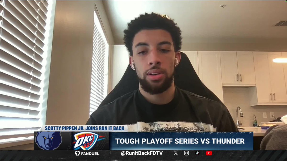 Scotty Pippen Jr. says their series against the Thunder could’ve gone either way if Ja Morant hadn’t gotten hurt "We felt pretty well...it could go either way if he doesn't go out." ( Run It Back )