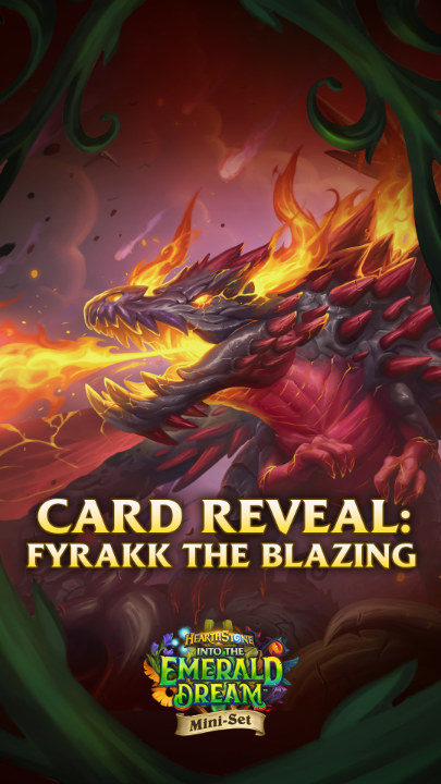 Fyrakk the Blazing is like Yogg for fire spells. High risk, high reward 🔥🔥🔥 The Embers of the World Tree Mini-Set drops May 13th.