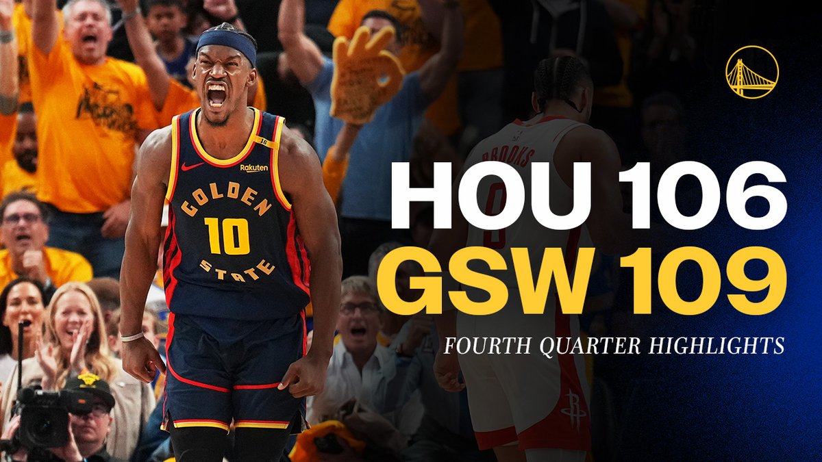 Fourth Quarter last night, the Dubs came up CLUTCH 📽️