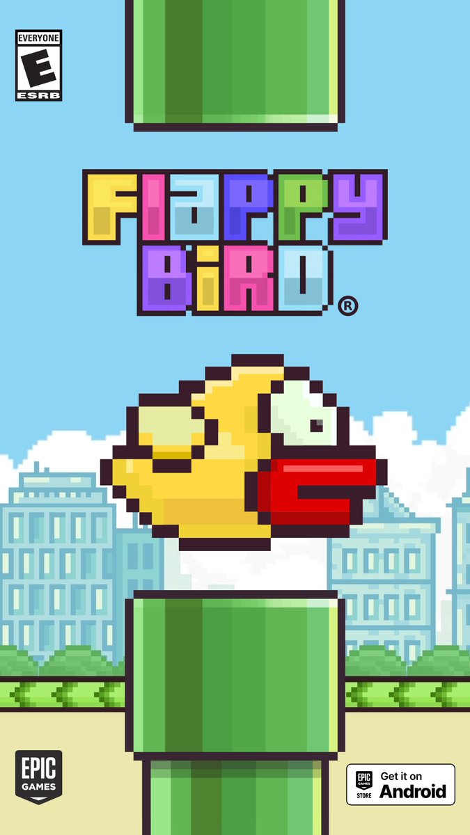 Flappy Bird® is out NOW on the Epic Games Store for Android! Start flapping today in Classic mode or through the new Quest mode in our Web2-only game! #FlappyBird #FLAPON