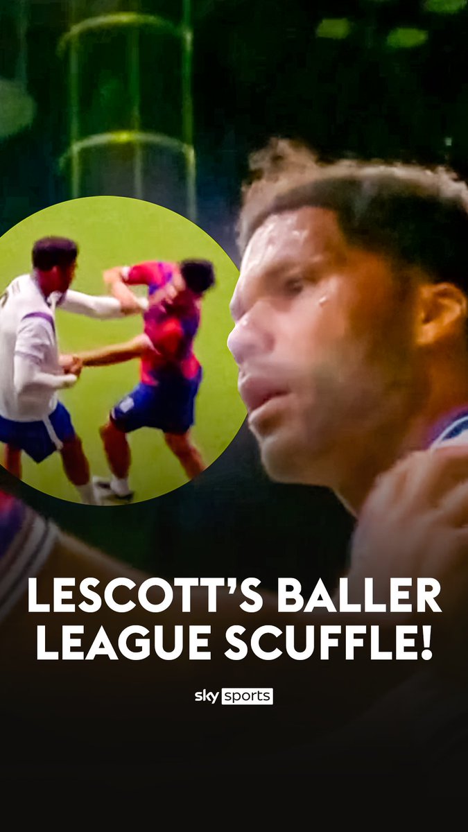 Former England defender Joleon Lescott had to be pulled apart from an opponent after a flashpoint at Baller League on Monday evening 😮
