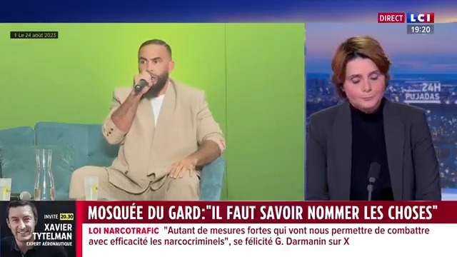 FOUREST EN LIBERTÉ. ▶️#Société - Mosquée du Gard : “Il faut savoir nommer les choses” : “L’islamophobie” est un mot qui tue… Ce qui est arrivé à Aboubakar Cissé, ce n'est pas un acte islamophobe, c’est un crime anti-musulman.” Caroline Fourest #24hPujadas #LCI #La26 ⤵️