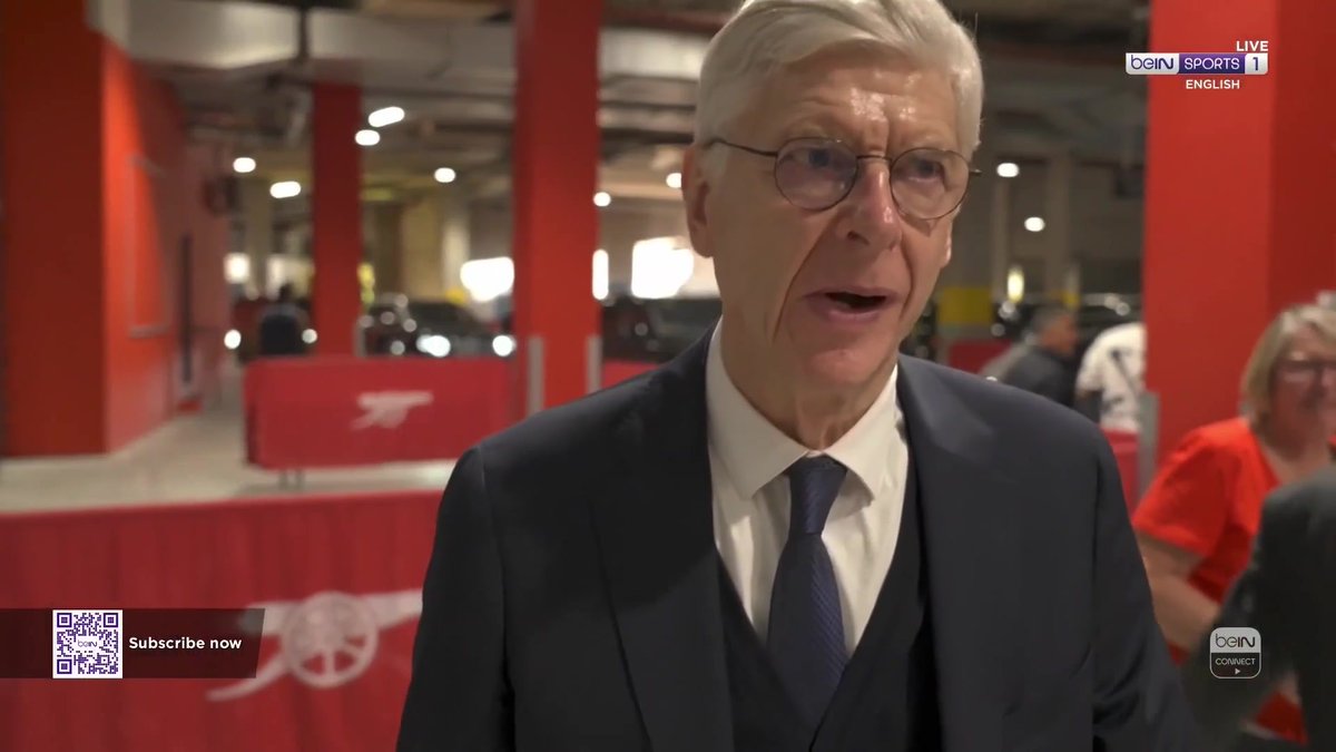 👋 Arsene Wenger is in attendance tonight for Arsenal's first leg against PSG! #beINUCL #ARSPSG #UCL