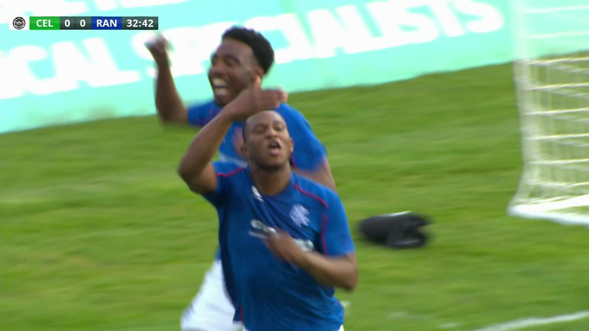 Kasanwirjo opens the scoring! 👏 Rangers Academy take the lead in the Glasgow Cup Final 🔵 Glasgow Football Association | Rangers Football Club