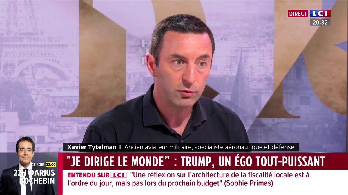 🔴 Xavier Tytelman (Xavier Tytelman), ancien aviateur militaire, invité de Darius Rochebin 🗣️ Guerre en Ukraine : "Les Américains ont donné juste ce qu'il fallait pour que les Ukrainiens puissent tenir, que les Russes s'épuisent et qu'aucun des deux camps ne puisse gagner."