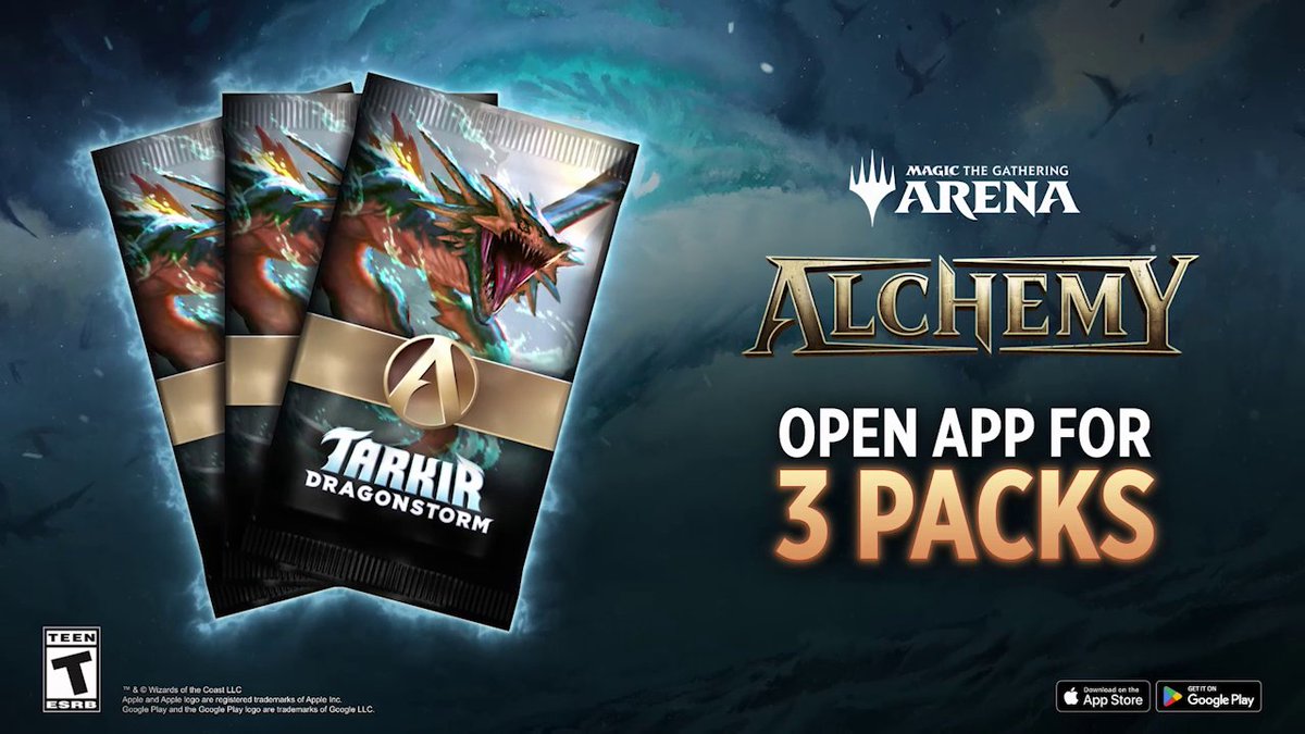 Alchemy: #MTGTarkir is officially here! Tear into 30 new-to-Magic cards on MTG Arena, today.