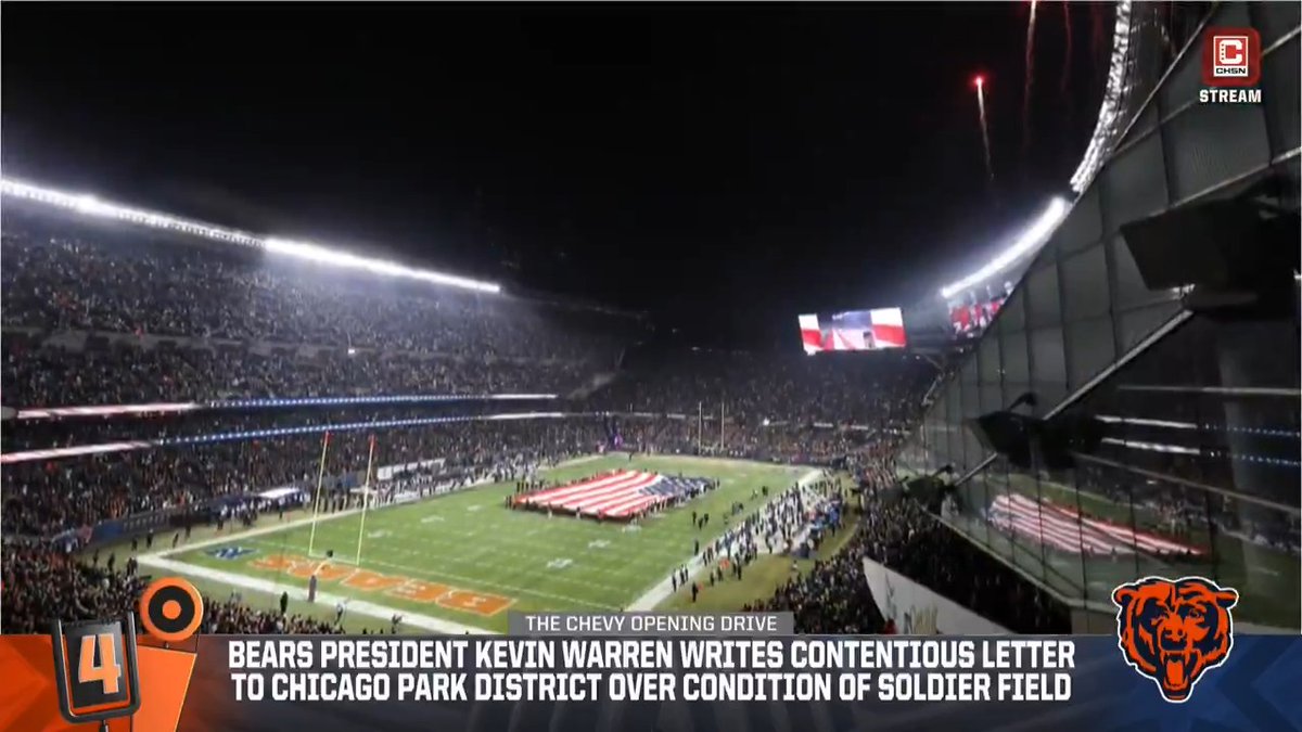 Bears President Kevin Warren sent a letter to the Chicago Park District outlining the team’s complaints about the physical condition of Soldier Field and its operations. The Big Pro Football Show crew talks what this means for the Bears' future in the city of Chicago: