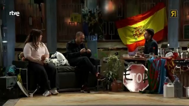 Una vez más, Españita demostró que nunca defrauda en las adversidades que sean. #LaRevuelta