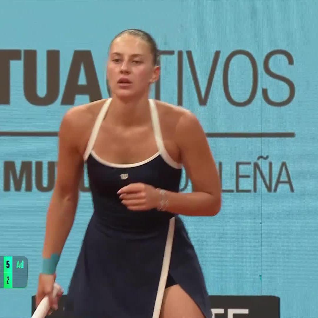 Marta’s Moment 💫 Marta Kostyuk rallies her way into the quarterfinals after a dominate performance against Potapova, 6-3, 6-2! #MMOPEN