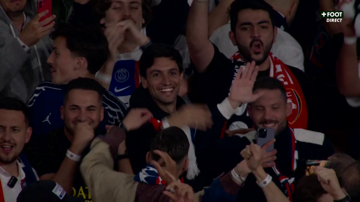 La joie de Javier Pastore dans le parcage parisien aprรจs la victoire parisienne. ๐โค๏ธ๐ ๐ฅ CANAL+ Foot