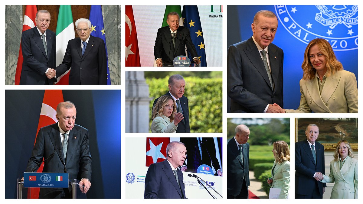 Akdeniz’in güvenliği, Orta Doğu’daki durum, Avrupa’nın istikrarı ve transatlantik bağın muhafazası gibi önemli meselelerde Türkiye ile İtalya arasında değerli bir uyum bulunuyor. 🇹🇷🇮🇹