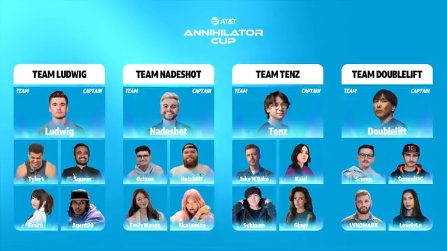 Revealing my team for the AT&amp;T Annihilator Cup! Great draft Yiliang Peng OpTic Scump LovelyLo &amp; LVNDMARK AT&T #ad