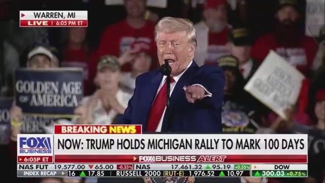 Trump: There's my friend! Blacks for Trump. I like that guy
