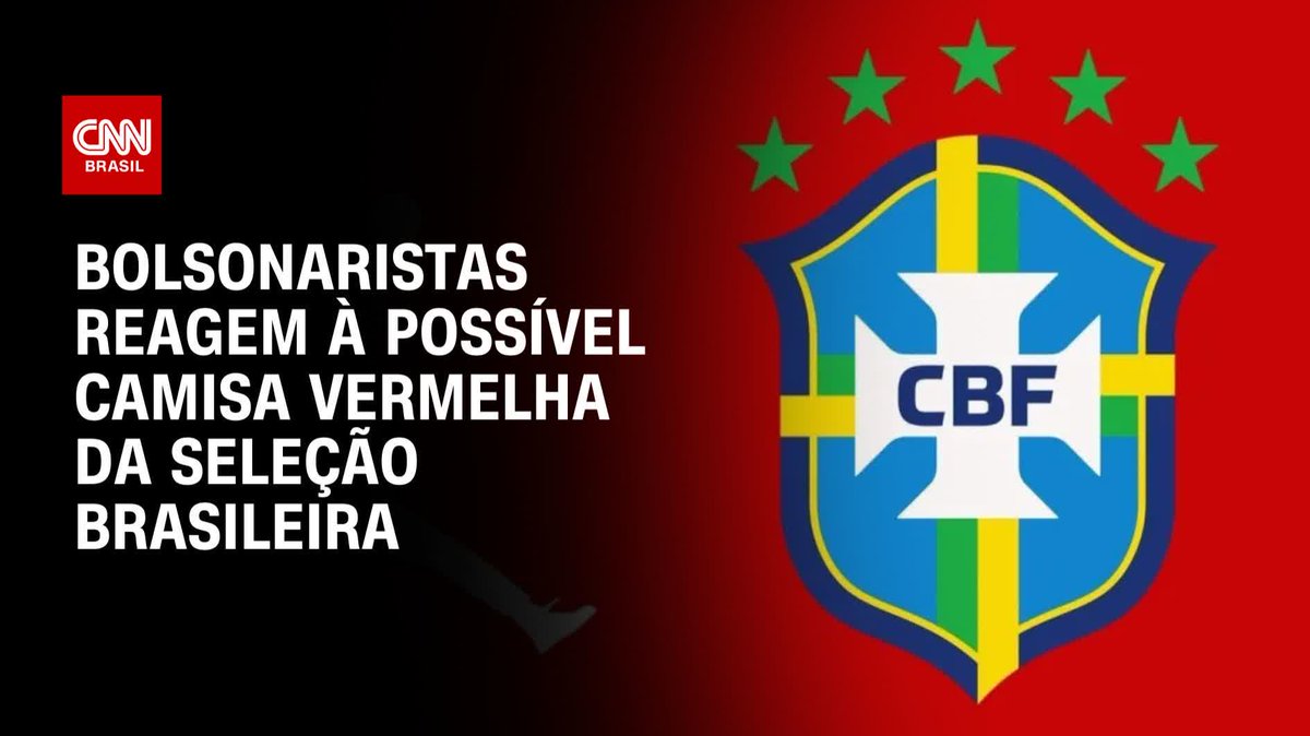 Bolsonaristas criticam camisa vermelha da Seleção; assista #CNNArena