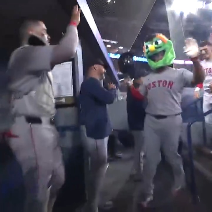 111.1 MPH off the bat 422 feet Rafael Devers, ladies and gentlemen!