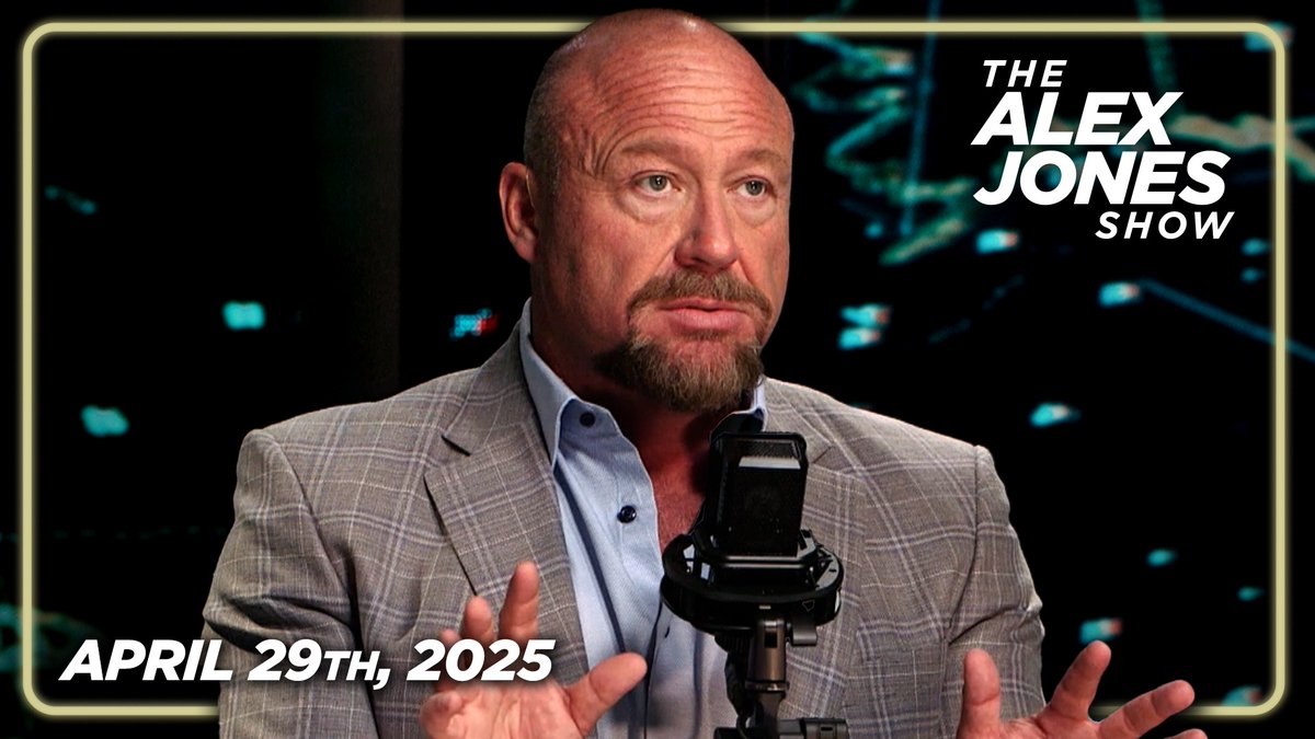TUESDAY FULL ALEX JONES SHOW 4/29/25 — WEF Puppet Mark Carney Declares War On Trump After Winning Canadian Election As Globalists Intensify Efforts To Crash US Economy! PLUS, Raytheon Whistleblower Eric Hecker Reveals New Details Of US Secret Earthquake Weapon In Antarctica! Must-Watch/Share Broadcast! » LIVE X STREAM: