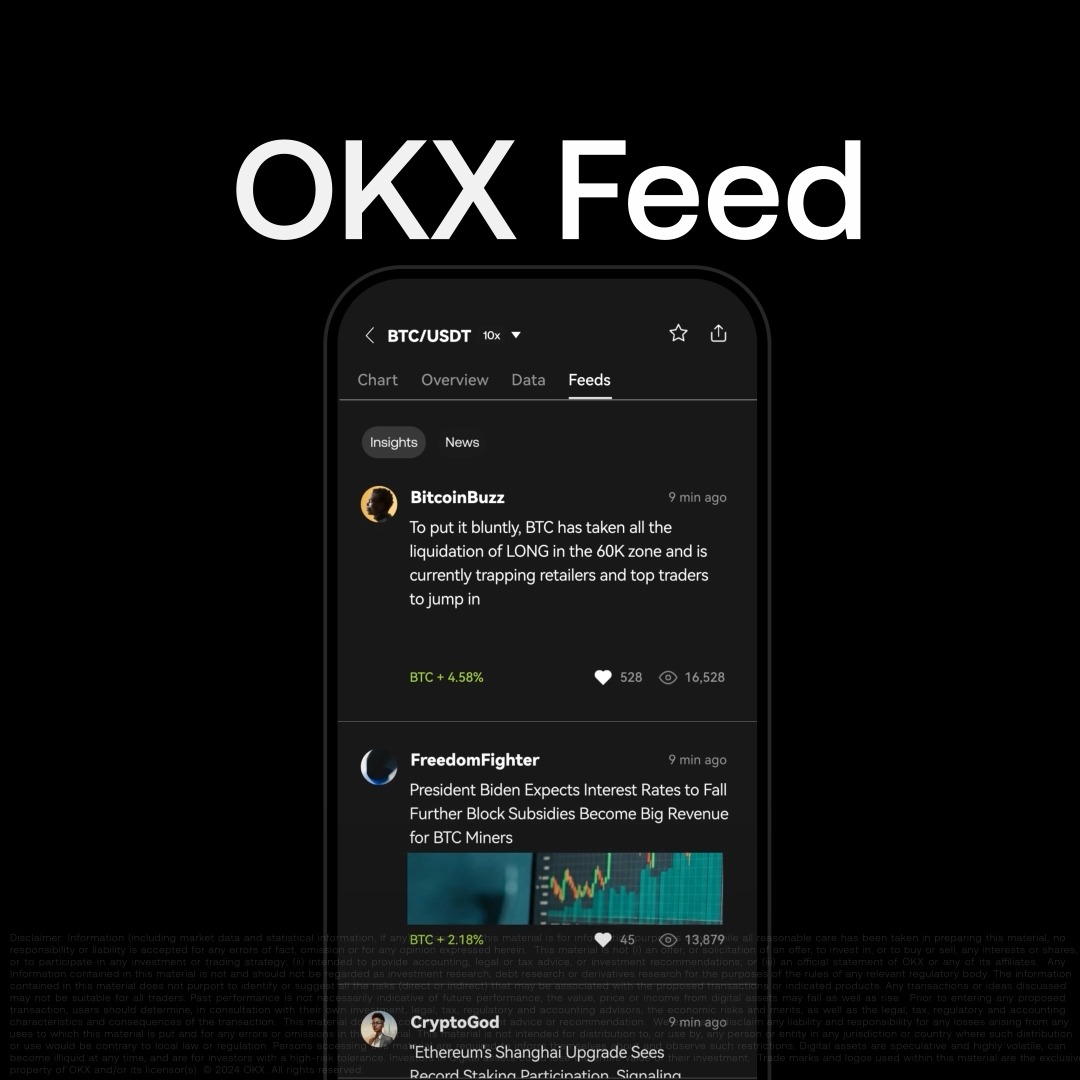 To fight the FUD ... You need the FEED 🫵