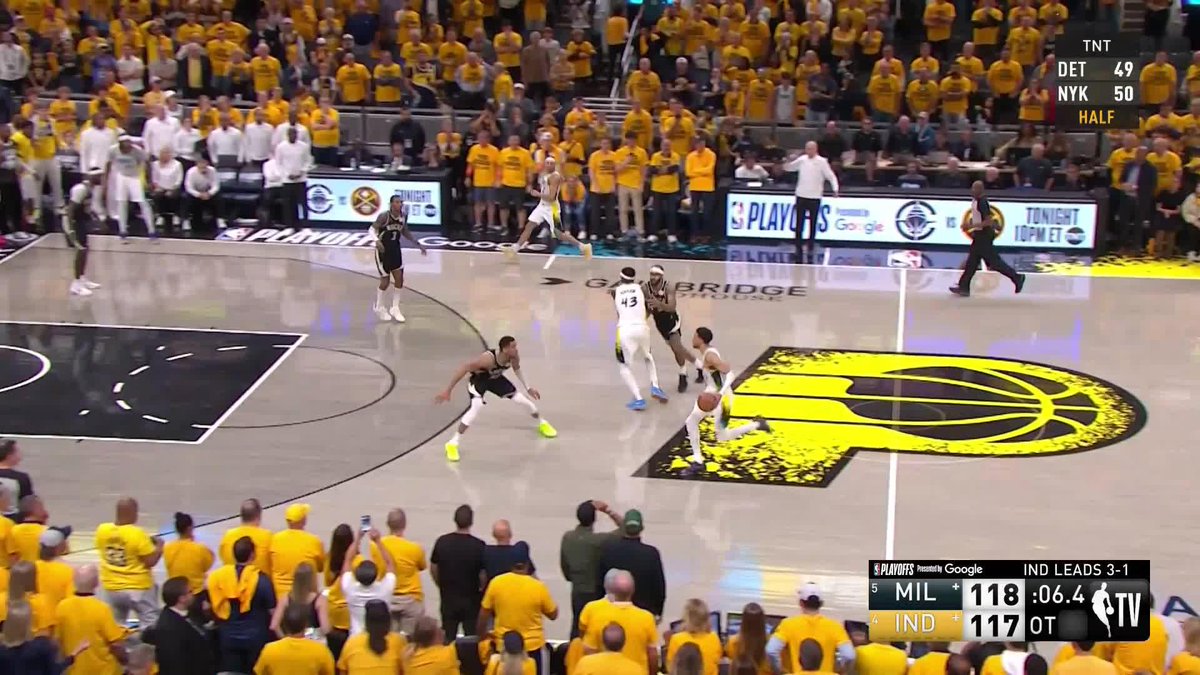 TYRESE HALIBURTON GAME WINNER 🚨 HE SENDS THE BUCKS HOME IN GAME 5
