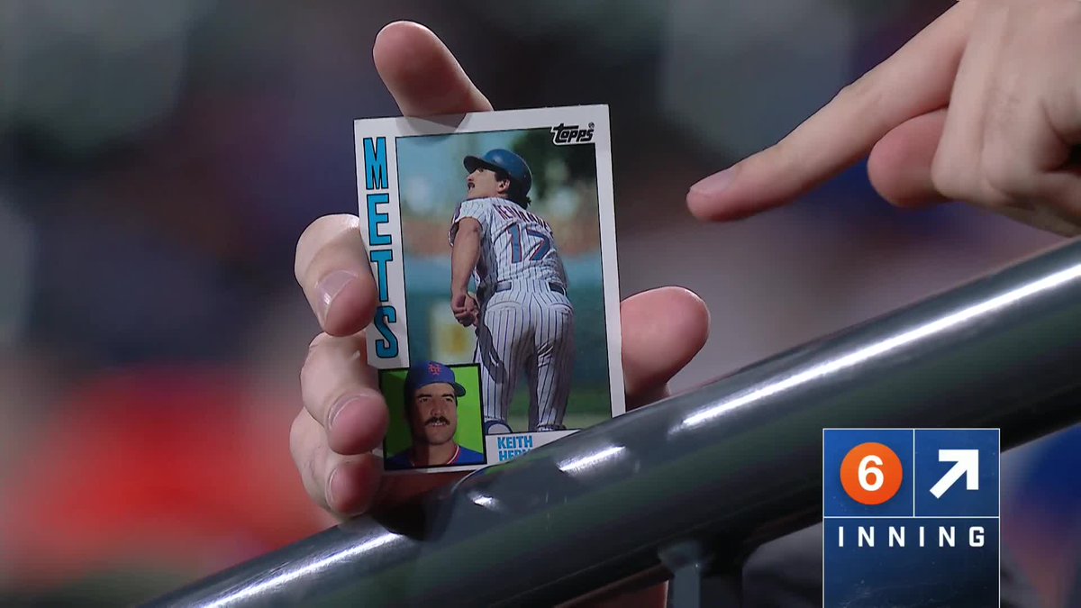 "I can only sign it on the bohonkus though" 😂 Keith Hernandez makes a fan's day by signing his Keith baseball card