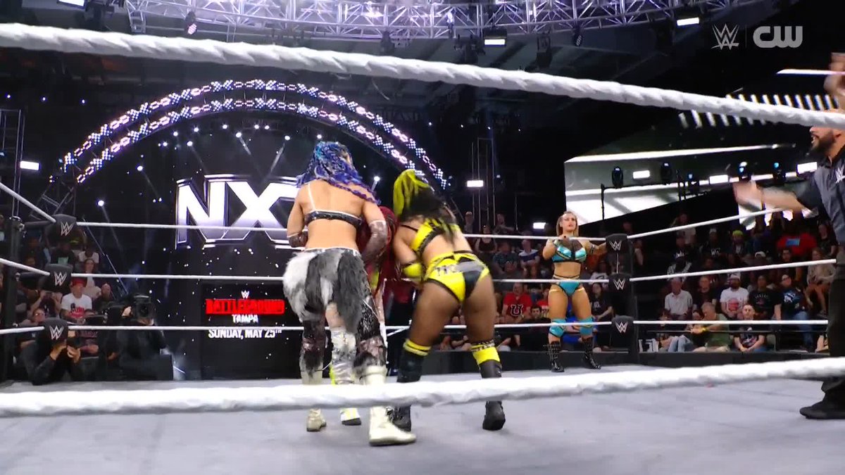 😲 😲 😲 IYO SKY and Jordynne Grace are making quite the team! 👊 #WWENXT