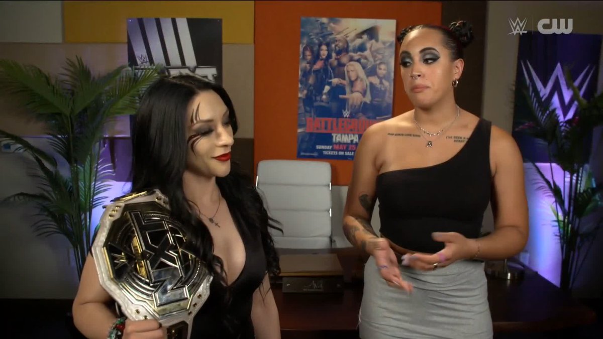 WOAH! 😱 A V A just announced that Jordynne Grace and GIULIA = ジュリア will go one-on-one NEXT WEEK with the winner facing Stephanie Vaquer for the NXT Women's Championship at #WWEBattleground! 🤯 #WWENXT