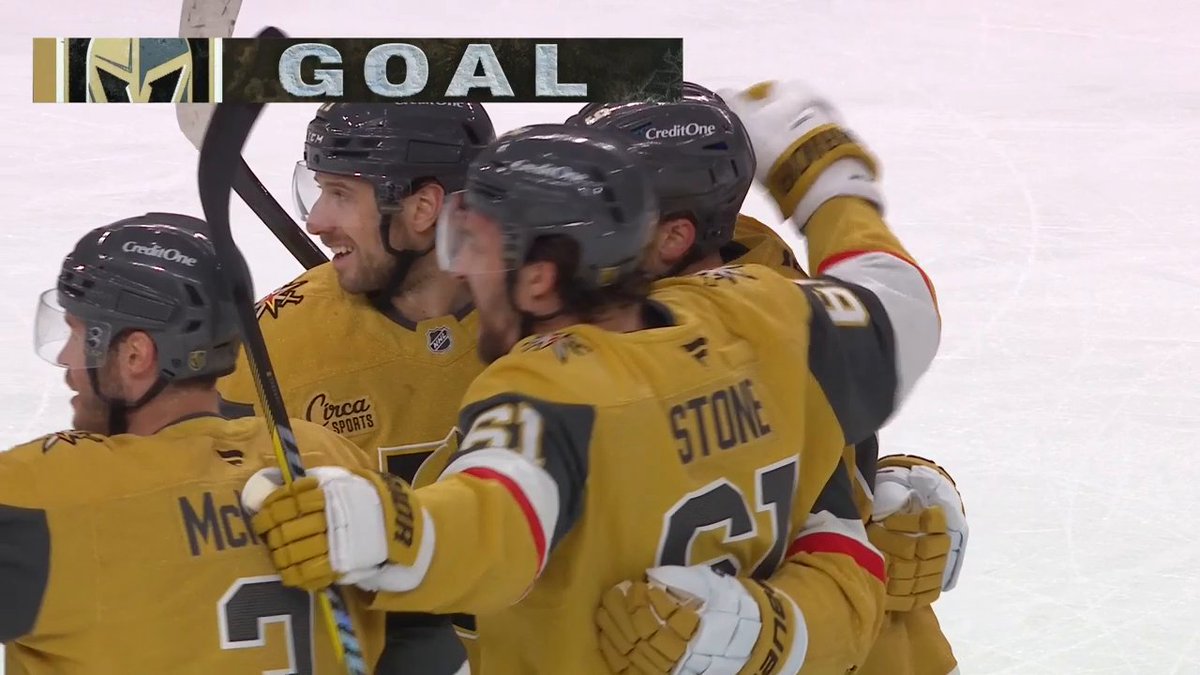 MARK STONE! ⚔️ And Jack Eichel's got his second assist of the game! #StanleyCup 🇺🇸: ESPN ➡️ 🇨🇦: Sportsnet or stream on Sportsnet+ ➡️