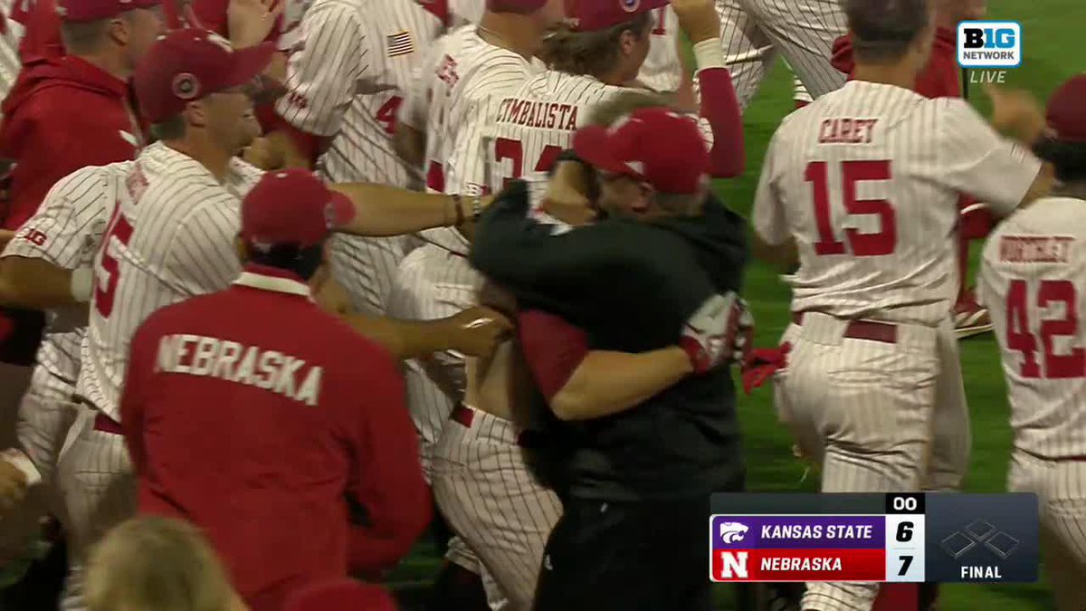 HUSKERS WALK IT OFF IN THE 9TH‼️ #B1GBaseball x Nebraska Baseball