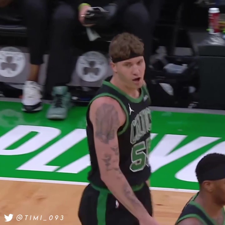 Baylor Scheierman stayed his senior year at Creighton to get better. He made a Sweet 16. Got drafted in the 1st round. And now he scored his first playoff bucket a year later. That’s trusting the process. So happy for the dude.