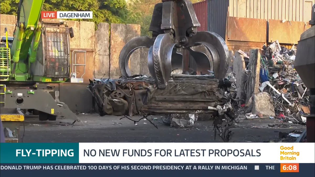 Cars and vans used by fly-tippers could soon be more easily seized and crushed by councils, and culprits could face longer behind bars. It's part of a proposed government crackdown on illegal rubbish dumpers. Nick Dixon reports.