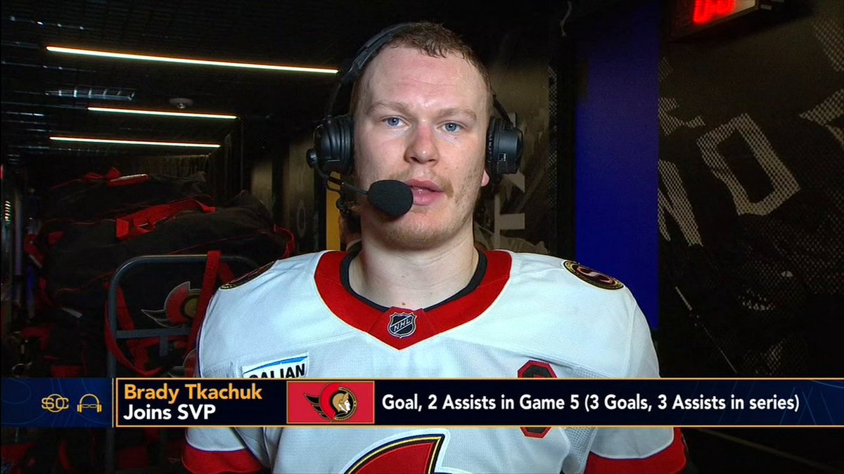 "All we can control is that we leave absolutely everything we have out there, and the result will usually take care of itself." Brady Tkachuk debriefs a Game 5 win vs. the Maple Leafs with Scott Van Pelt 🙌🔥