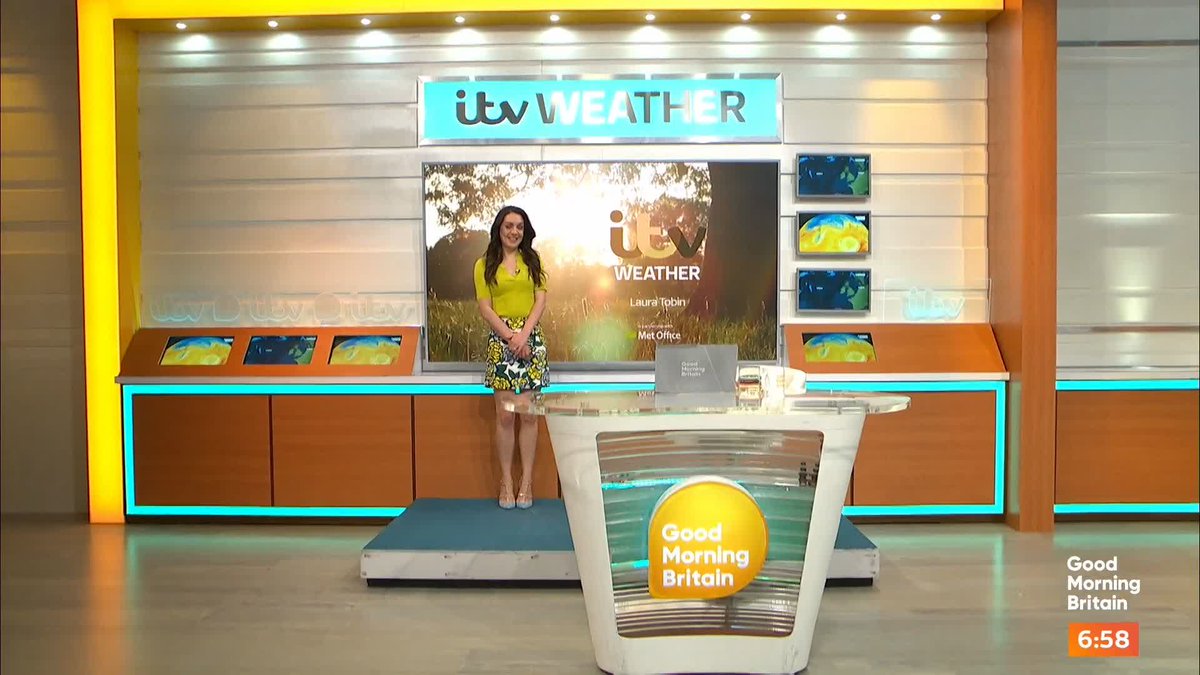 'Sunshine for everybody today!' Laura Tobin. has the forecast for the week ahead.