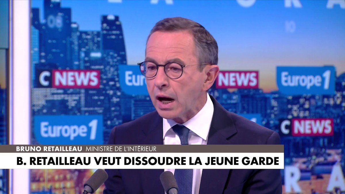 Bruno Retailleau, ministre de l'Intérieur : «Je vais procéder à la dissolution de deux groupes : Urgence Palestine et Lyon Populaire», dans #LaGrandeInterview