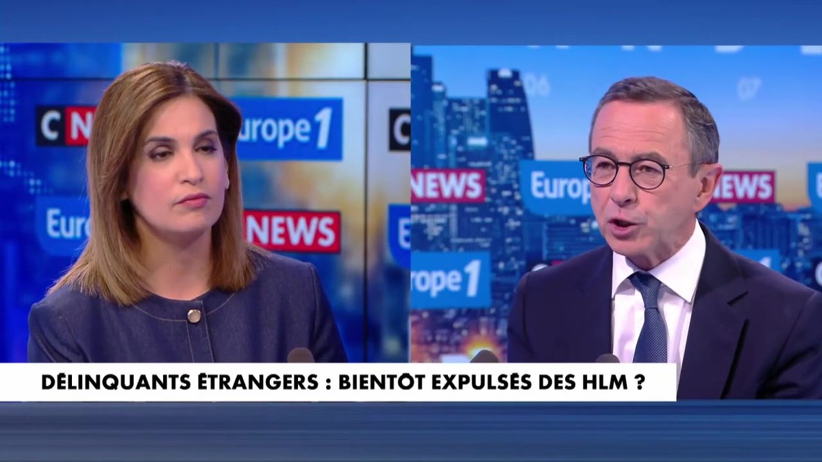 Expulsion des délinquants étrangers des logements HLM : "Les Français n'arrivent pas à se loger donc il faut y mettre de l'ordre" déclare Bruno Retailleau #LaGrandeITW #Europe1