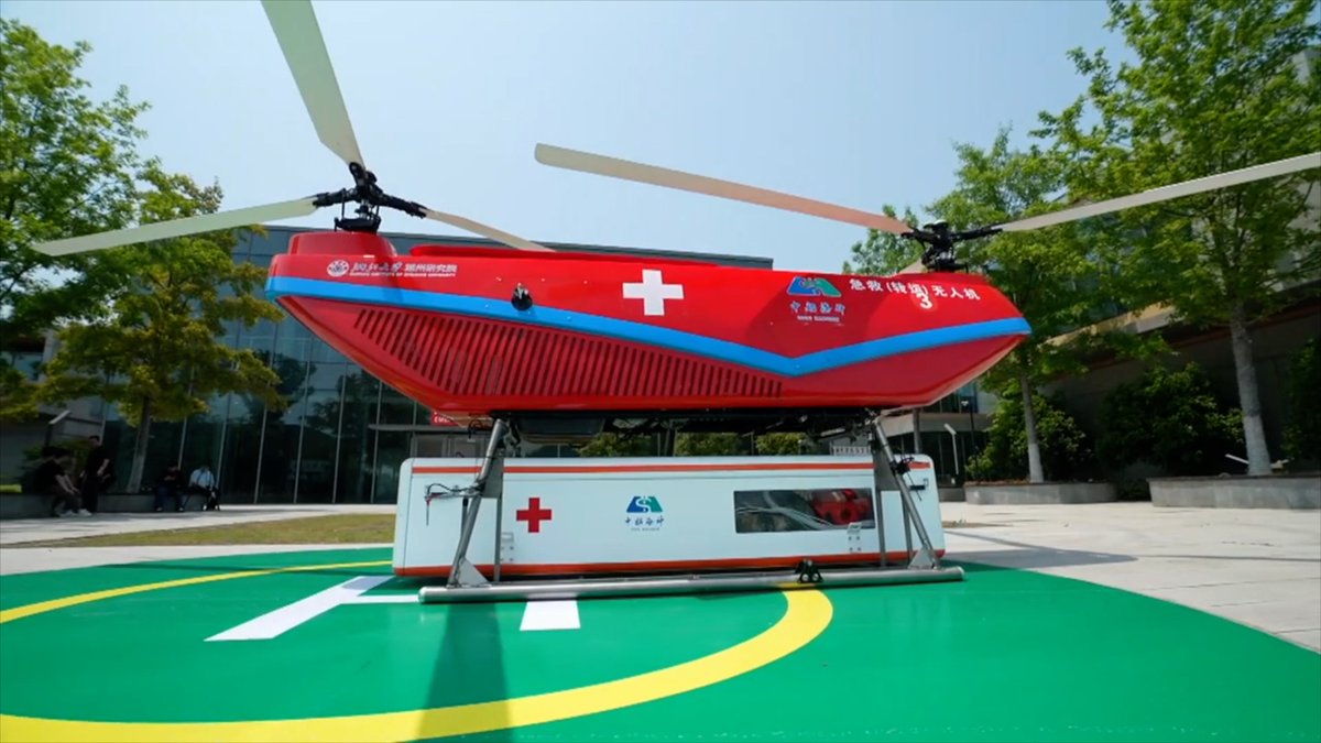 China unveils first-ever rescue drone for extreme conditions.