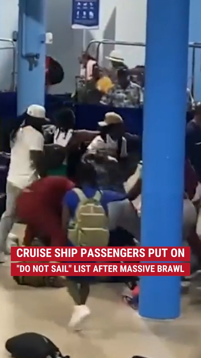 Dozens of Carnival Cruise Line passengers have been banned from sailing again over a violent brawl at a dock in Texas.