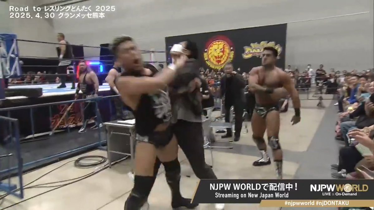 .🇮🇹ミラノコレクションA.T.🇯🇵 & Drilla Moloney "Combination Attack👏" Sign up Now & Stay tuned to #NJPW #njpwworld #njDONTAKU