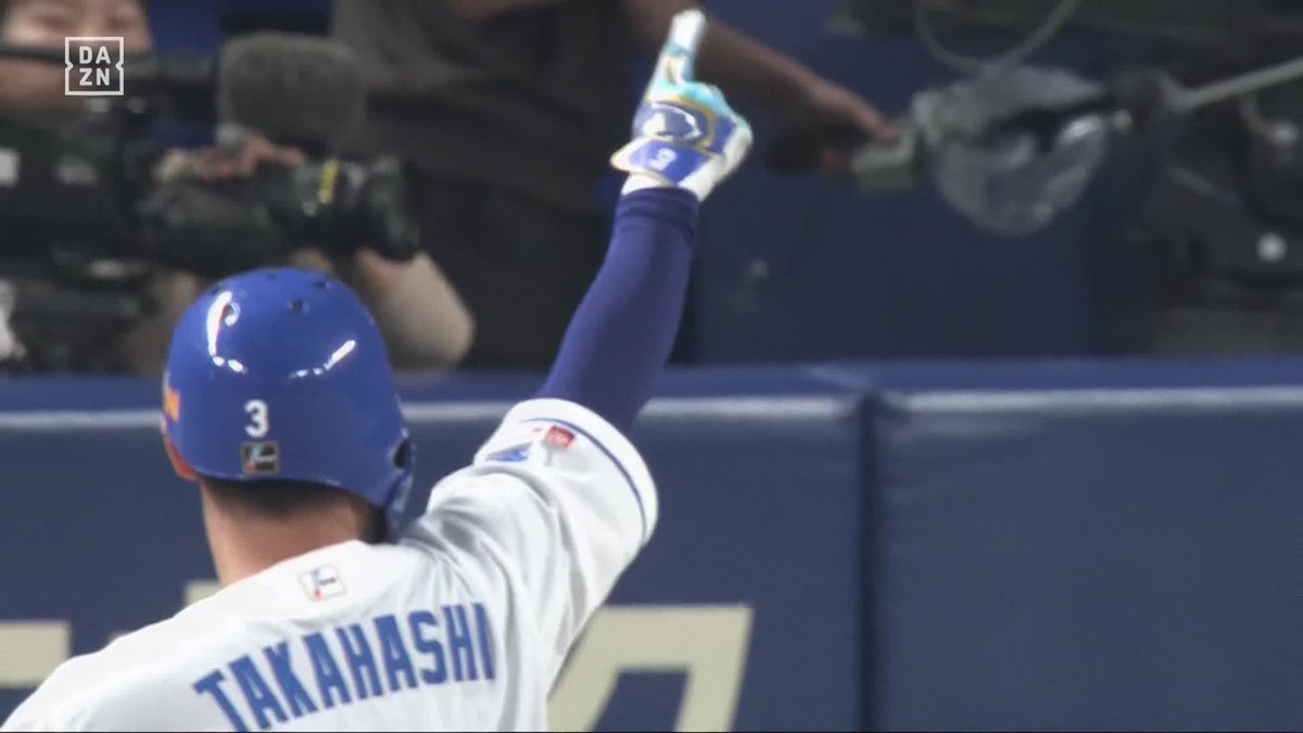 かっこいいぜ 人差し指を突き上げた 代打高橋周平が同点タイムリー ⚾プロ野球(2025/4/30) 🆚中日×阪神 📱Live on DAZN #オレをみろ #dragons