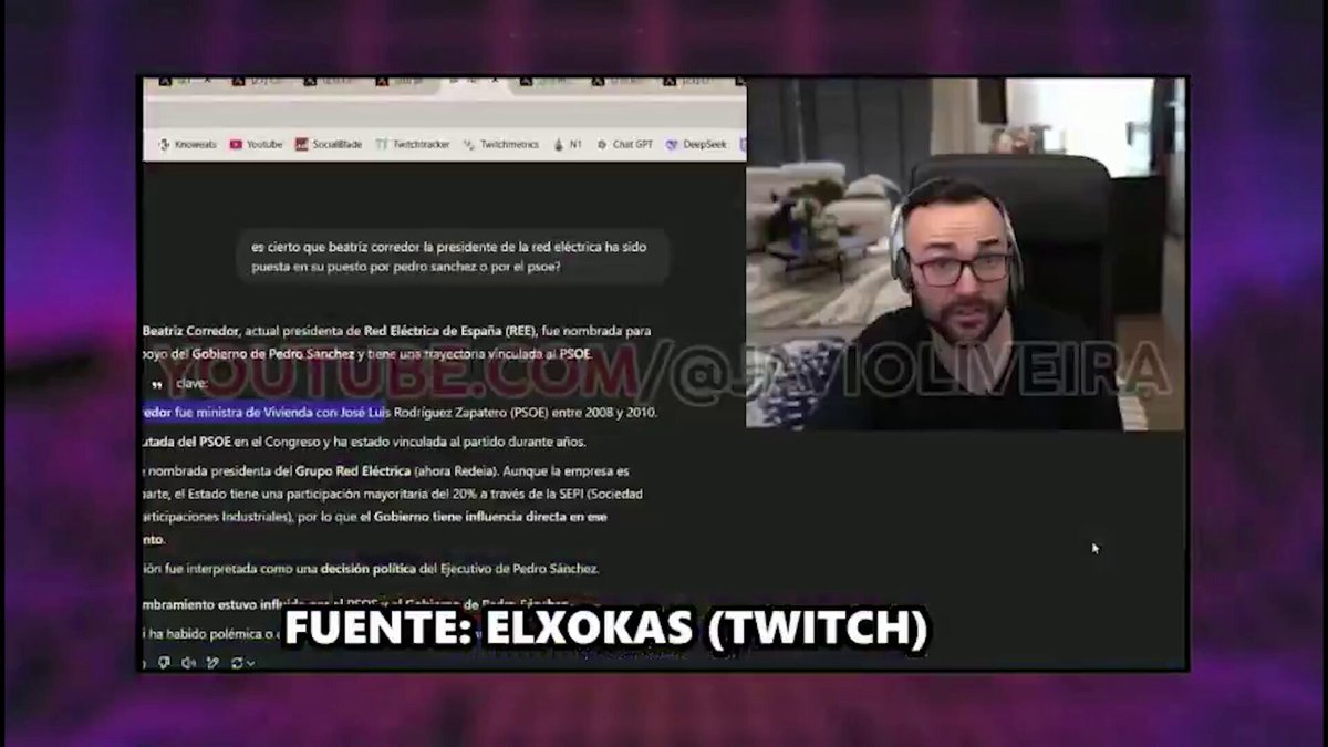 🔴 URGENTE | El Xokas HUNDE a Pedro Sánchez y Beatriz Corredor tras el apagón masivo en España: "No hay que fiarse de él, no tiene ni puta idea". "Eso es lo más importante, la agenda y los 'wokes', qué guays somos". "En esta partitocracia dictatorial no se va ni Dios".