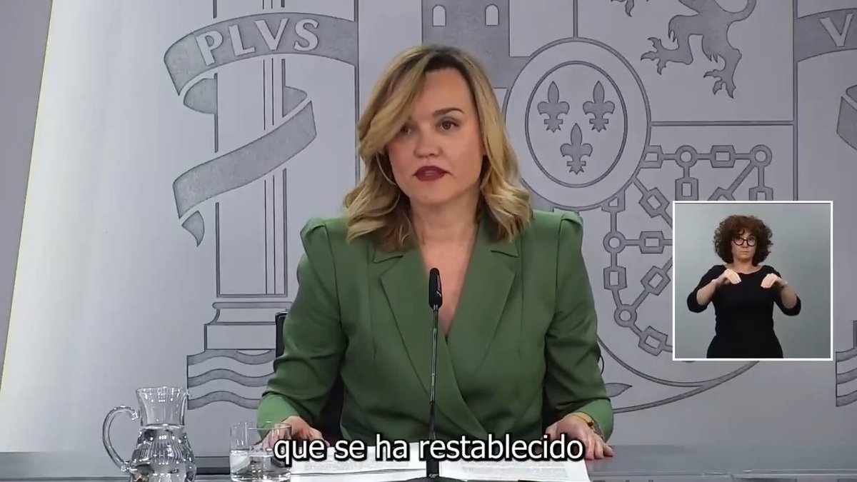 La respuesta del sistema ha sido rápida y segura y ha permitido una recuperación del servicio en horas. La portavoz Pilar Alegría destaca la labor de los servidores públicos, los trabajadores en su conjunto y de todas las Instituciones, y la respuesta ejemplar de la ciudadanía.