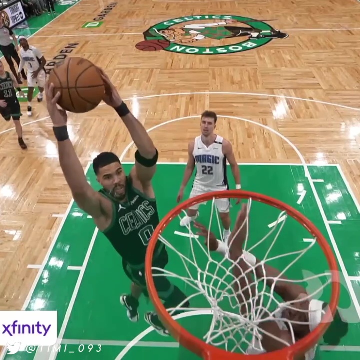 Jayson Tatum after missing Game 2 with wrist injury: 36 PTS, 9 REB, 4 AST 37 PTS, 14 REB, 3 AST 35 PTS, 8 REB, 10 AST Last night he joined Larry Bird as the only other Celtic in history to score 35+ points in three straight playoff games ☘️
