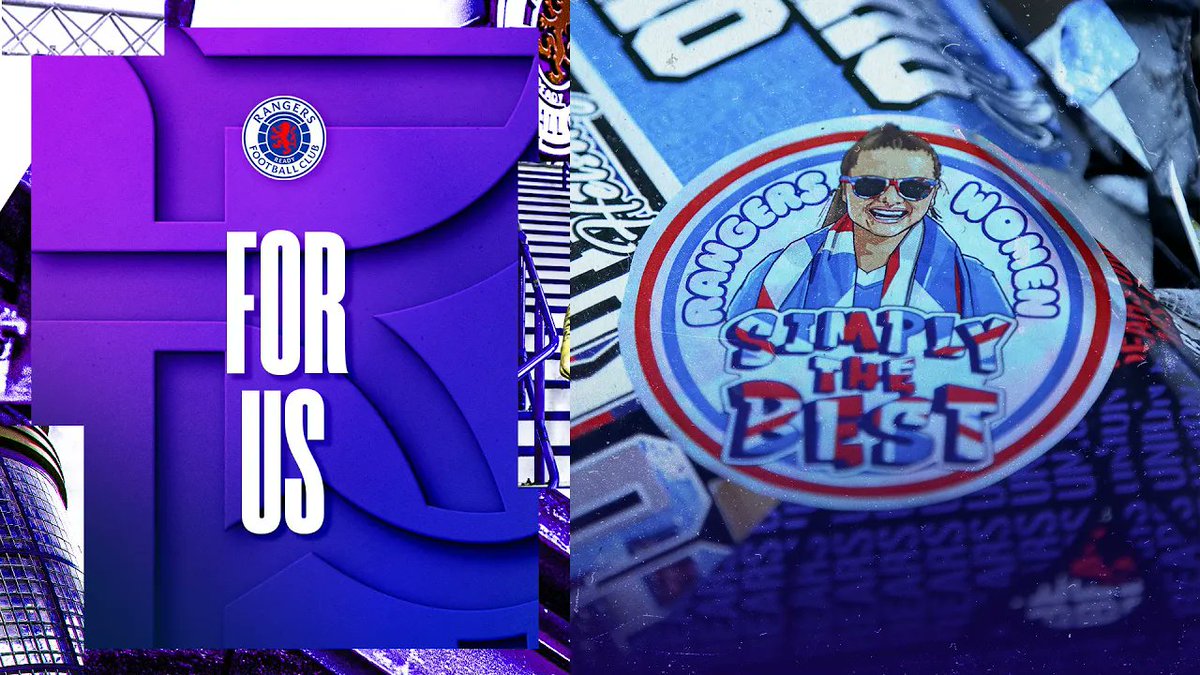 🫵 For the Badge. For the Fans. For Us. 😍 Bring the noise to Ibrox tonight as we face Glasgow City in another huge fixture in the race for the league title. 🎟️