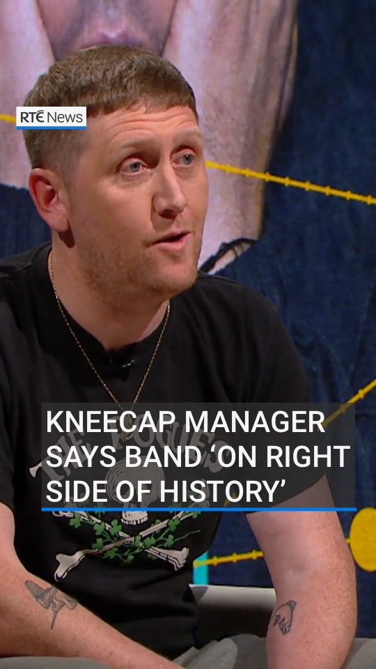 Kneecap’s manager has said the band is being targeted by a “concerted campaign” designed to silence artists who speak out about the situation in Gaza. The band has faced criticism after historical footage emerged from two of their concerts | Read more: