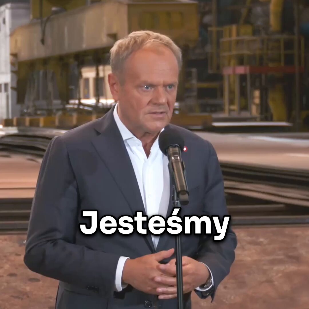 💬 Premier @DonaldTusk: Huta Częstochowa przetrwała dzięki determinacji załogi i wsparciu instytucji rządowych, które wspólnie znalazły sposób, by wyprowadzić ją na prostą.