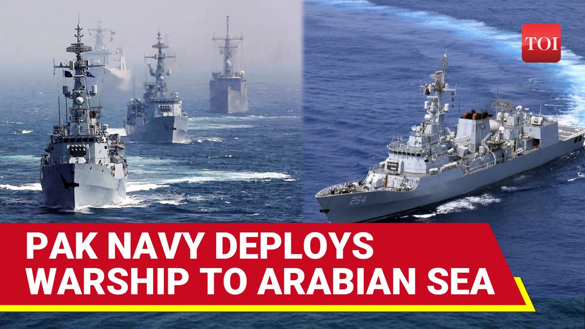 Fearing #Indian strikes, #Pakistan navy sends warships to #Arabian sea, launches live fire drill
