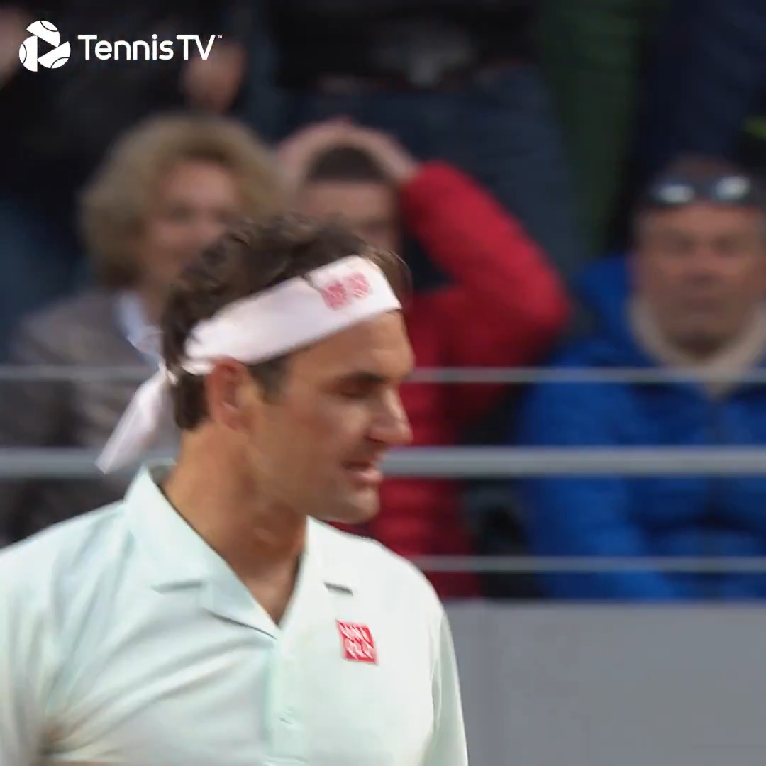 CHILLS. The day Roger Federer saved match points and sent Rome *wild* 😍