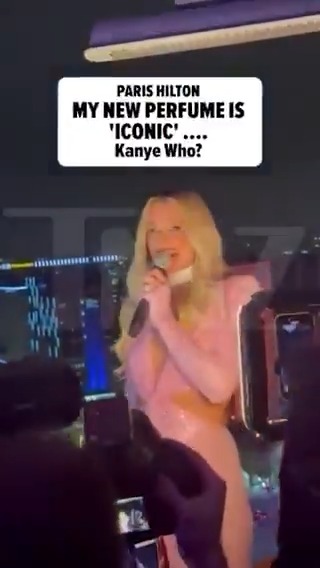 #ParisHilton ain't sweatin' #KanyeWest's rude remarks -- she gave an electric performance at Stagecoach over the weekend, followed by a huge launch party Tuesday for her new perfume line! More #exclusive videos: 💖