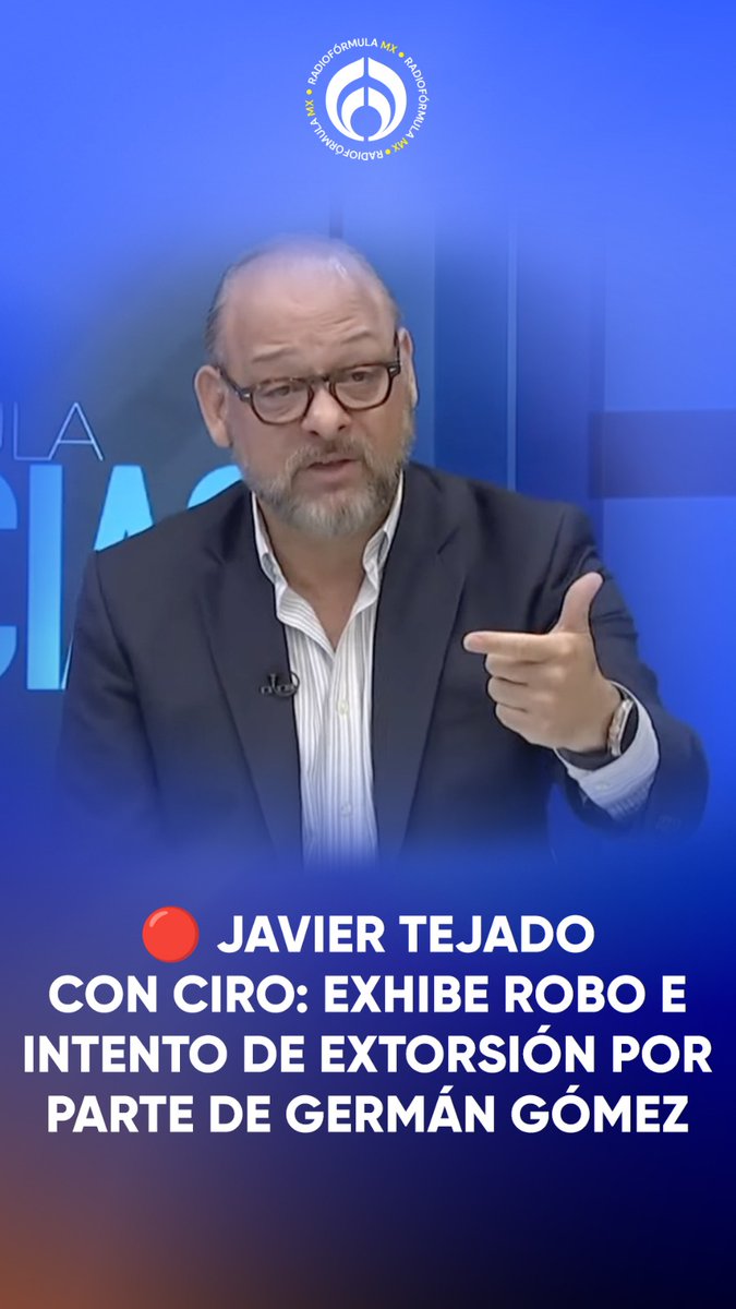 🔴 Javier Tejado (Javier Tejado) muestra al periodista Ciro Gómez Leyva (Ciro Gómez Leyva) la evidencia que tiene del robo e intento de extorsión por parte de Germán Gómez, quien presuntamente llegó a publicar en sus redes ‘¿Qué deshagan a Javier Tejado o pido mi liquidación?’ #PorLaMañana