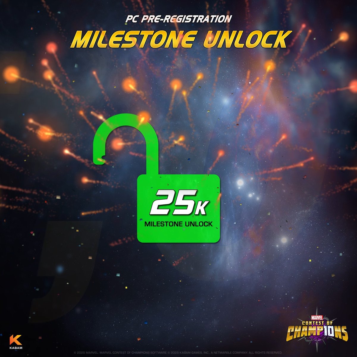 THANK YOU for the incredible hype and support — in less than 24 hours, over 𝟐𝟓𝐊 Summoners have pre-registered! 🎉 The Contest is coming to PC… and you’re making history. Tell your friends — we’ve got more rewards to unlock...