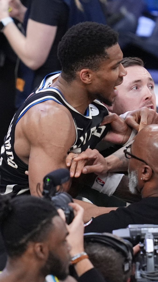 "I feel like that’s very, very disrespectful." Giannis Antetokounmpo on his heated altercation with Tyrese Haliburton's father after Milwaukee Bucks' NBA playoff exit.